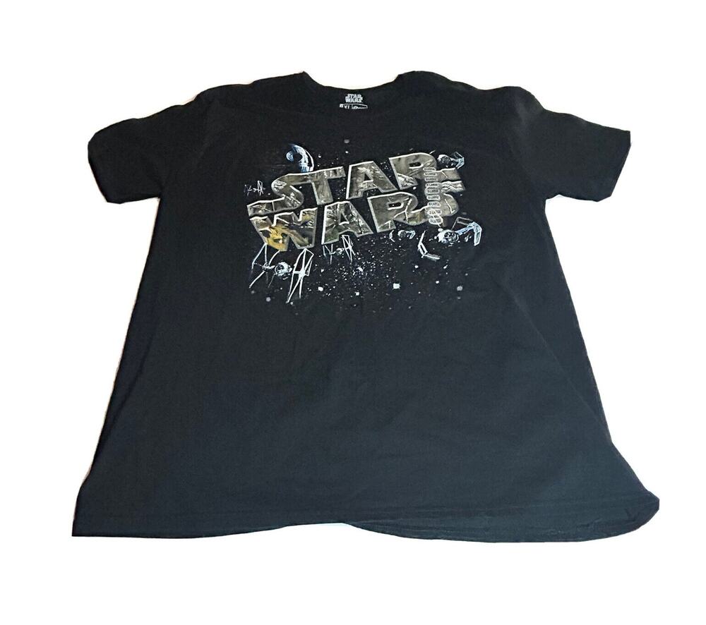 Star Wars Iconic Chase Graphic Men’s T-Shirt Black XL New
